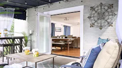 Jeld Wen F 2500 Folding Patio Door Exterior Open