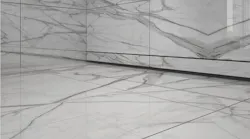Quick Drain Usa Wall Drain Black White Marble Installation