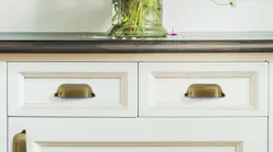 Nostalgic Warehouse Modern Farmhouse Collection Cup Pull White Cabinet