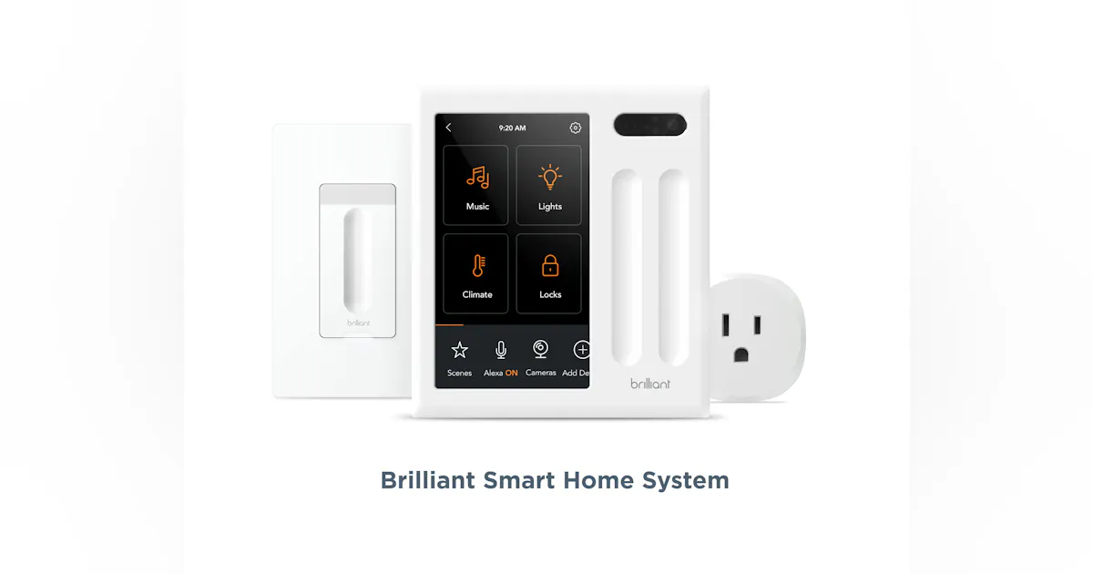 Brilliant Claims the First Mainstream Built-in Smart Home, Light ...