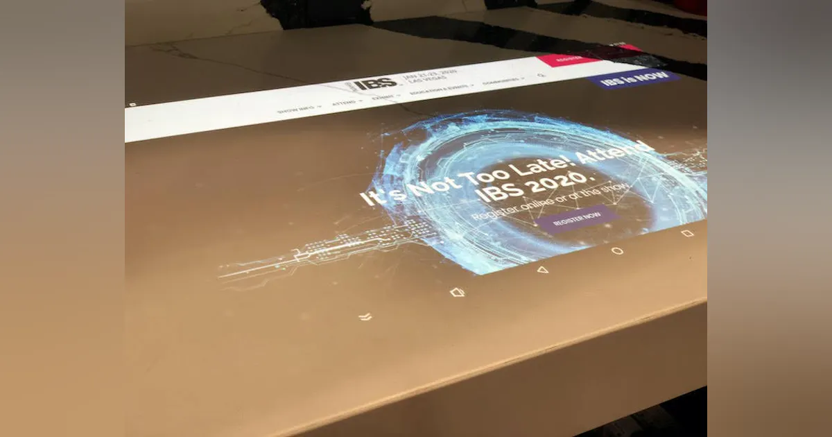 New Smart Countertop Technology Turns Almost Any Surface into a ...