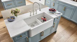 Ikon Low Divide Farmhouse Kitchen Sink