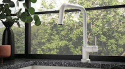 Jason Wu Matte White Faucet Kitchen
