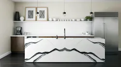 Cambria Bookmatched Quartz Surfacing