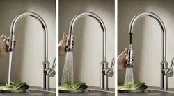 Kitchen Squeeze Down Handle Faucet