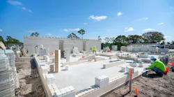 RENCO USA Lego-like building system with composite blocks
