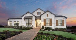 During 2022, the time it took Highland Homes to construct a home extended from about 150 days to perhaps 250 days, with costs rising due to supply chain issues and labor shortages, causing the company to rethink and revise its strategy. Shown: Elevation C of the Turin model in Leander, Tex. During 2022, the time it took Highland Homes to construct a home extended from about 150 days to perhaps 250 days, with costs rising due to supply chain issues and labor shortages, causing the company to rethink and revise its strategy. Shown: Elevation C of the Turin model in Leander, Tex.