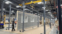 Precision-built panels in a factory using off-site construction methods. Precision-built panels in a factory using off-site construction methods.