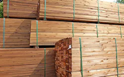 As home construction activity has declined, the cost of lumber has also been dropping.