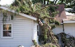 Damage to homes is becoming a larger issue due to the increased frequency of severe weather events. Damage to homes is becoming a larger issue due to the increased frequency of severe weather events.