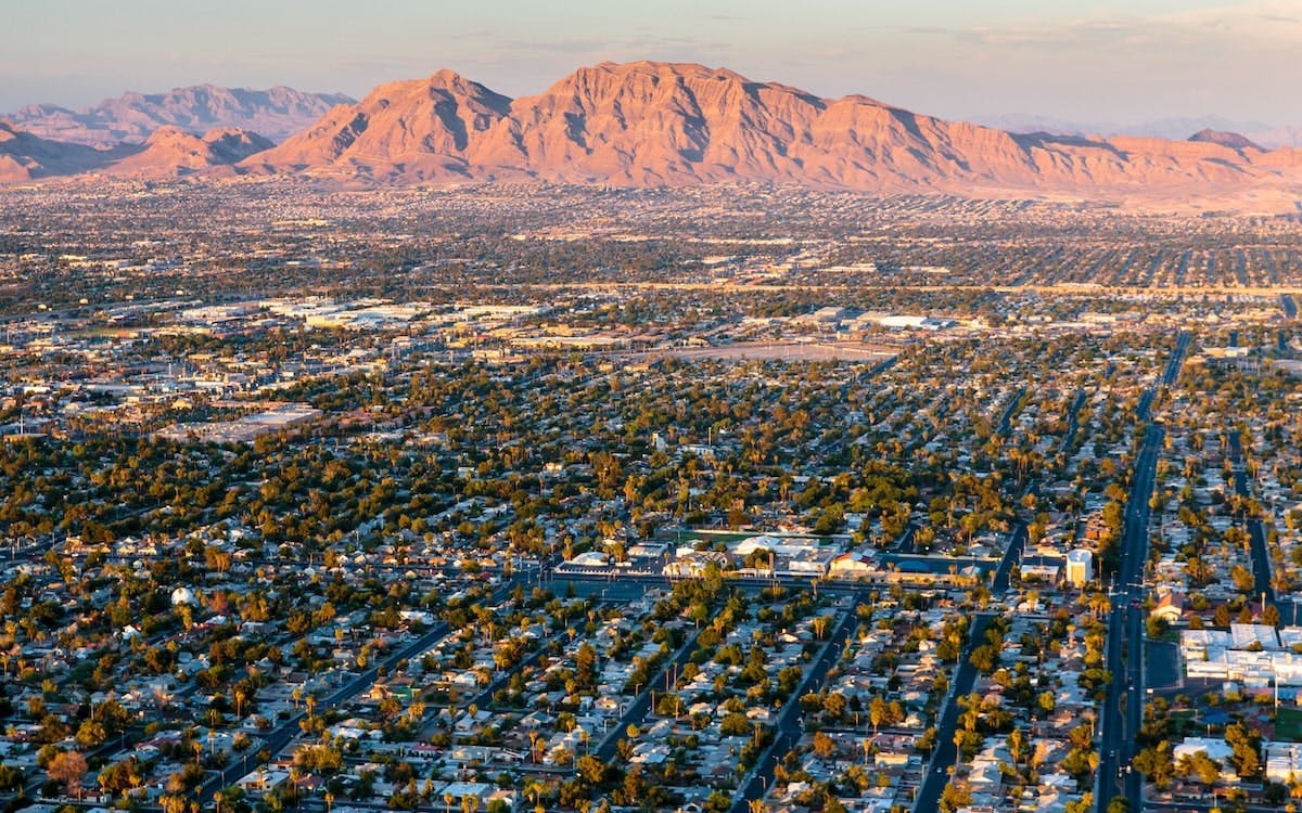 Las Vegas is seeing the most residential growth.