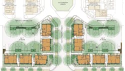 Site Plan For Hutchinson Green Apartments, Chico, Calif Site Plan For Hutchinson Green Apartments, Chico, Calif