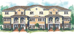 Evans luxury courtyard homes elevation Evans luxury courtyard homes elevation