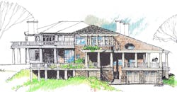 EDI The Summit motor court elevation EDI The Summit motor court elevation