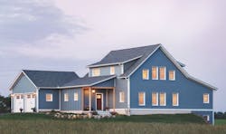 Modular home by Unity Homes, exterior Photo: Virginia Hamrick Modular home by Unity Homes, exterior Photo: Virginia Hamrick