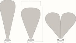 Throw and spread from different air registers Throw and spread from different air registers