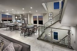 Kitchen and living area of Residence 3 at S Kitchen and living area of Residence 3 at S