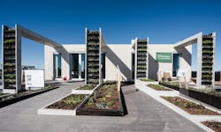 CRETE House, a joint entry from the University of Washington and the Precast/Distressed Concrete Institute, measures 995 square feet. It highlights the disaster resiliency offered by building with factory-made exterior wall panels that are assembled onsite. (Photo: PHOTO: Dennis Schroeder/U.S. Department of Energy Solar Decathlon) CRETE House, a joint entry from the University of Washington and the Precast/Distressed Concrete Institute, measures 995 square feet. It highlights the disaster resiliency offered by building with factory-made exterior wall panels that are assembled onsite. (Photo: PHOTO: Dennis Schroeder/U.S. Department of Energy Solar Decathlon)
