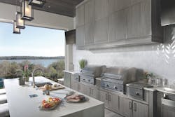 The New American Home 2018, indoor-outdoor kitchen The New American Home 2018, indoor-outdoor kitchen