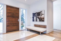 Entry door and foyer by Barroso Homes Entry door and foyer by Barroso Homes