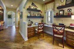 Pocket office option offered by Schumacher Homes Pocket office option offered by Schumacher Homes