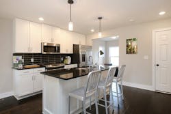 Kitchen of townhome at Tapestry Square, Grand Rapids Kitchen of townhome at Tapestry Square, Grand Rapids
