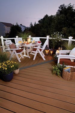 Trex Enhance in Beach Dune Trex Enhance in Beach Dune