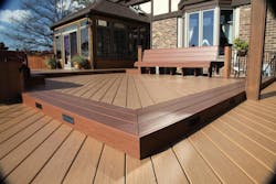 Inteplast Decor Deck Morrocan Cedar Spanish Walnut Inteplast Decor Deck Morrocan Cedar Spanish Walnut