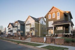Streetscape Of Cherry In Charlotte, Nc Streetscape Of Cherry In Charlotte, Nc