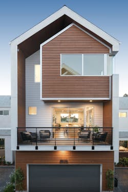 Rear elevation of home at Vitae by Planet Home Living Rear elevation of home at Vitae by Planet Home Living