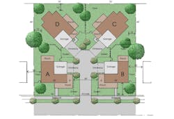 Donald F. Evans Mayberry Quads site plan Donald F. Evans Mayberry Quads site plan