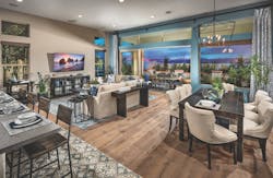 2019 Professional Builder Design Awards Gold New Community home interior with outdoor living 2019 Professional Builder Design Awards Gold New Community home interior with outdoor living