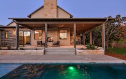 2019 Professional Builder Design Awards Silver Single Family 2001 to 3100 sf rear exterior 2019 Professional Builder Design Awards Silver Single Family 2001 to 3100 sf rear exterior