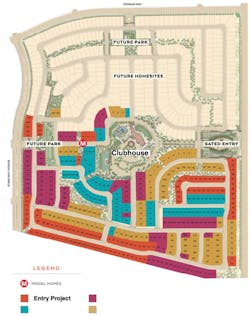 2019 Professional Builder Design Awards Silver Single Family home under 2000sf community site plan 2019 Professional Builder Design Awards Silver Single Family home under 2000sf community site plan