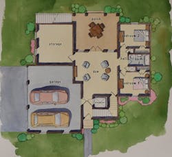 2019 Professional Builder Design Awards Silver Single Family 2001 to 3100 sf main level plan 2019 Professional Builder Design Awards Silver Single Family 2001 to 3100 sf main level plan