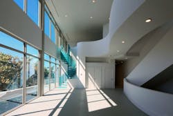 2019 Professional Builder Design Awards honorable mention custom home Florida private residence sculptural interior 2019 Professional Builder Design Awards honorable mention custom home Florida private residence sculptural interior