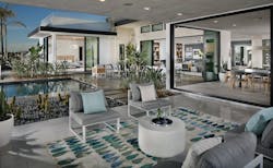 Vista Santa Fe luxury home design by Pardee Homes showing indoor/outdoor transitions Vista Santa Fe luxury home design by Pardee Homes showing indoor/outdoor transitions