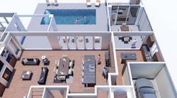 house review kitchen design GMD Design Group 3D view house review kitchen design GMD Design Group 3D view