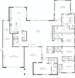 Pardee Homes Vista Santa Fe Plan 1 floor plan Pardee Homes Vista Santa Fe Plan 1 floor plan