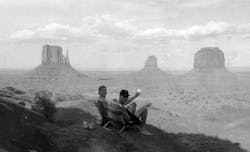 Bob Borson And Mike Buesing At Monument Valley Bob Borson And Mike Buesing At Monument Valley