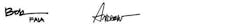 Bob And Andrew Signatures Bob And Andrew Signatures