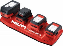 Hilti C4/36-MC4 multi-bay tool battery charger Hilti C4/36-MC4 multi-bay tool battery charger