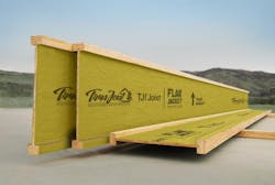 Weyerhaeuser TJI Joist with flak jacket protection made in America Weyerhaeuser TJI Joist with flak jacket protection made in America
