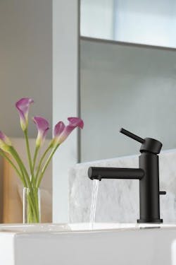 Moen Align matte black bath faucet Moen Align matte black bath faucet