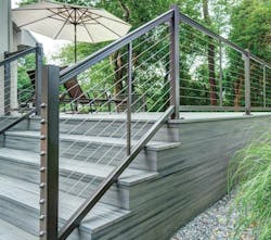 Feeney DesignRail aluminum cable railing for decks Feeney DesignRail aluminum cable railing for decks