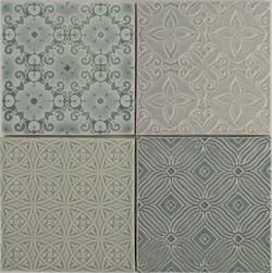 Pratt and Larson Ceramics Embossed Series tile Pratt and Larson Ceramics Embossed Series tile