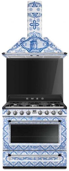 Dolce & Gabbana range and hood for Smeg Dolce & Gabbana range and hood for Smeg