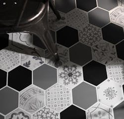 Nemo Tile and Stone Gramercy hexagon porcelain Nemo Tile and Stone Gramercy hexagon porcelain