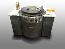 Naturekast Evo cabinet with outdoor cooktop Naturekast Evo cabinet with outdoor cooktop