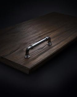 Vesta Ronan Installed Polished Nickel Hardware Vesta Ronan Installed Polished Nickel Hardware